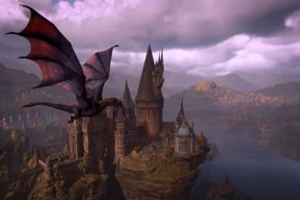 Hogwarts Legacy se dočkal modifikaci, díky které lze létat na drakovi.