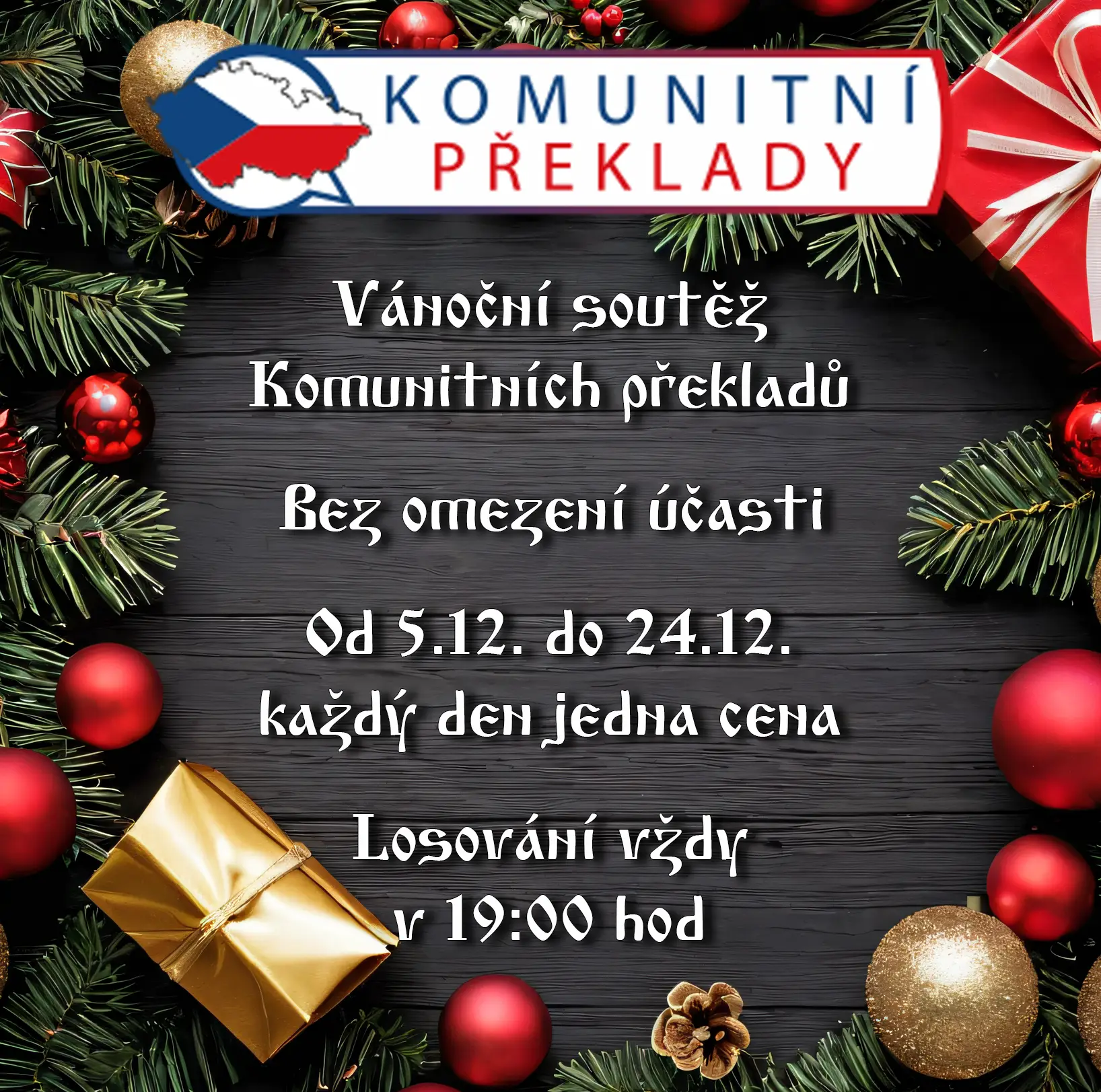 Vánoční soutěž od Komunitních překladů