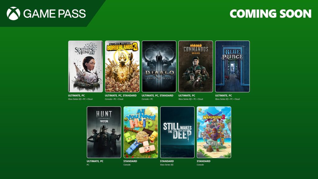 Game Pass v Dubnu: Návrat GTA V, Diablo III a Hromada Her Hned První Den Vydání!