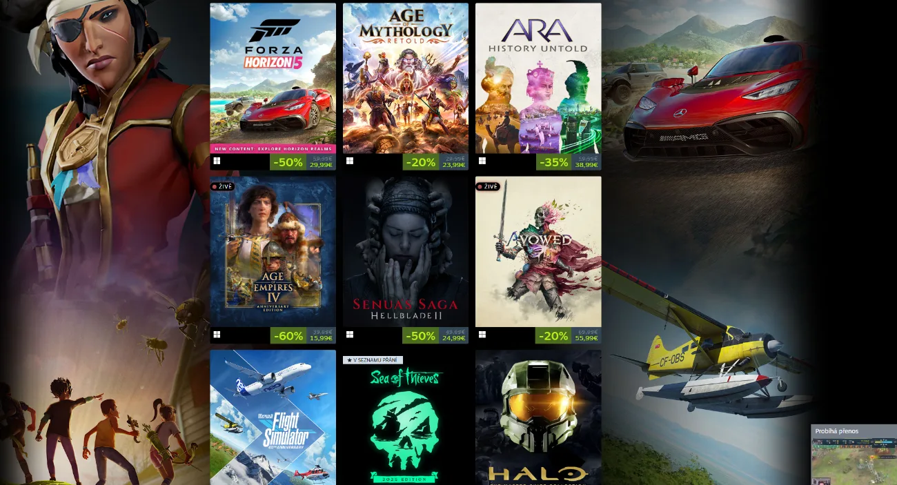 Slevy na Steamu! Forza, Halo, Avowed a Další Pecky za Super Ceny (Xbox Game Studios)