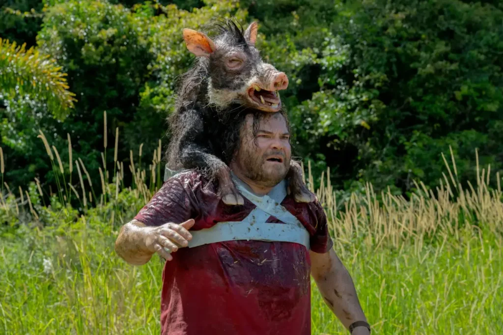 Jack Black v parodii Anakonda