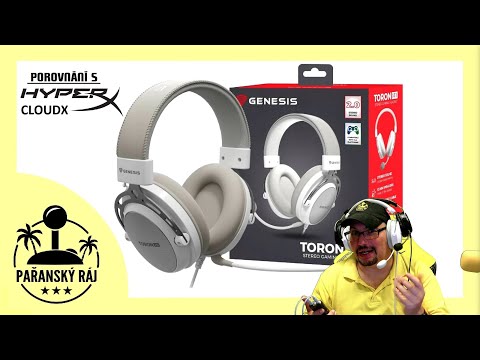 Unboxing, test a porovnání herních sluchátek GENESIS Toron 531 (rev.2, bílé) s HyperX CloudX | CZ 4K - Herní portál Ráj Hráče