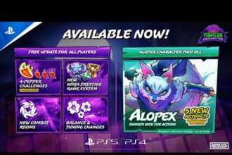 Teenage Mutant Ninja Turtles: Splintered Fate - Alopex Reveal Trailer | PS5 & PS4 Games