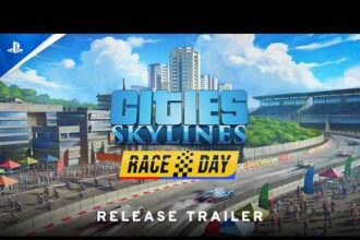 Cities: Skylines - Race Day Release Trailer | PS5 & PS4 Games