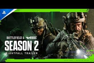 Battlefield 6 - Season 2 Nightfall Gameplay Trailer | PS5 & PS4 Games