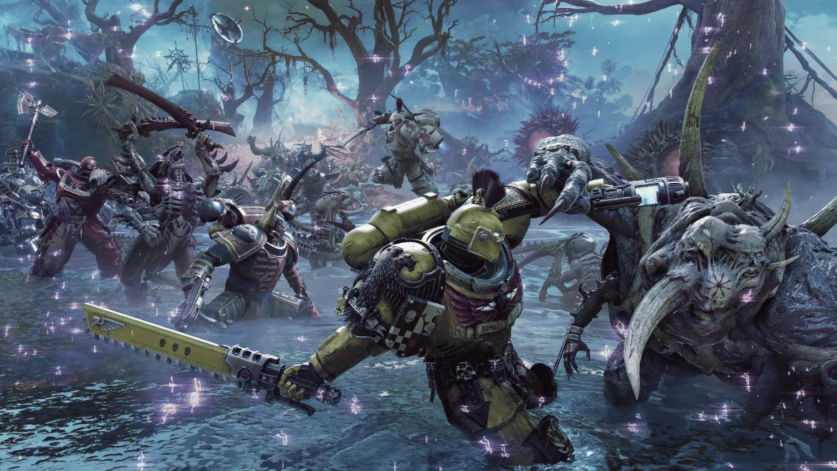 Space Marine 2 láká na novou třídu a zlevňuje o 70 %