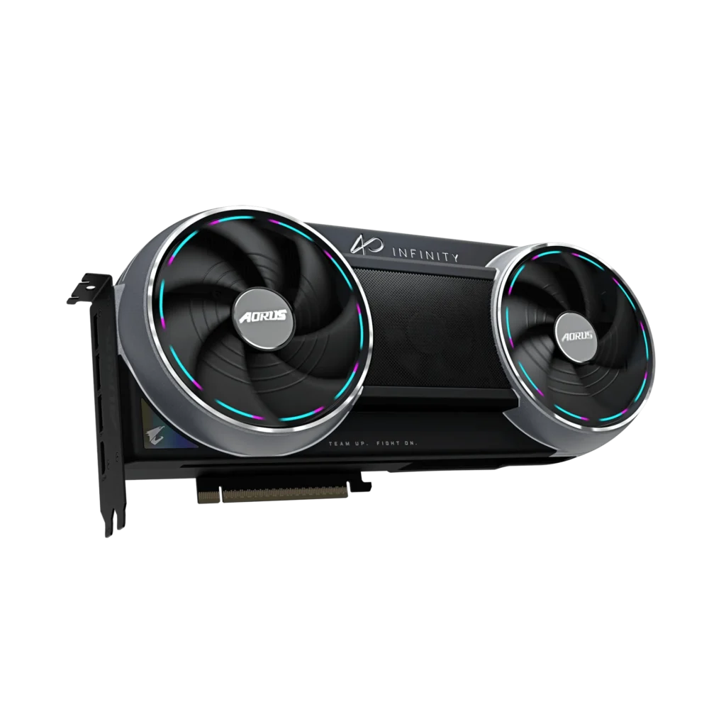 AORUS RTX 5090 Infinity: Extrémní výkon s chytře schovaným ventilátorem 10 Grafická karta AORUS RTX 5090 Infinity