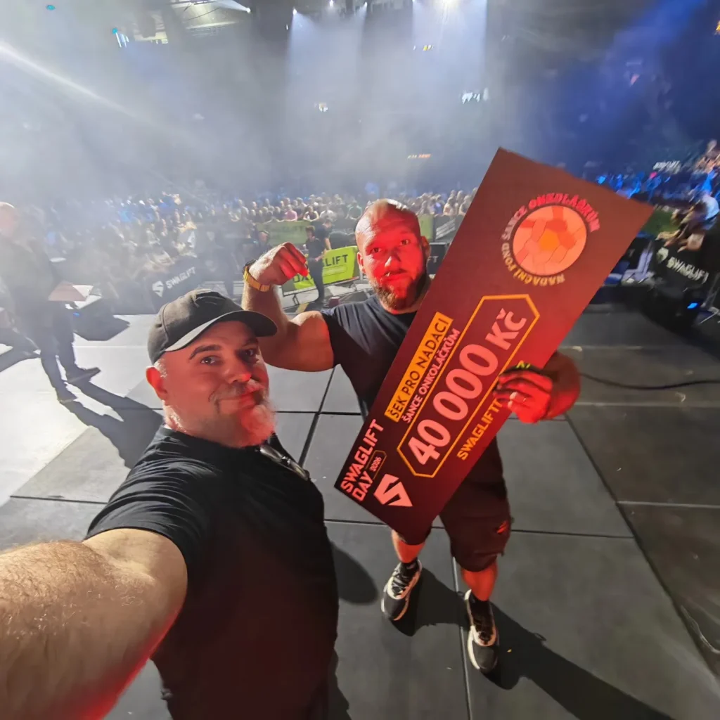 Daniel Vávra vybral přednáškou na Swaglift Day 2026 40 tisíc korun! Výtěžek pomůže onkologicky nemocným dětem 10 Daniel Vávra vybral přednáškou na Swaglift Day 2026 40 tisíc korun. Výtěžek pomůže onkologicky nemocným dětem.