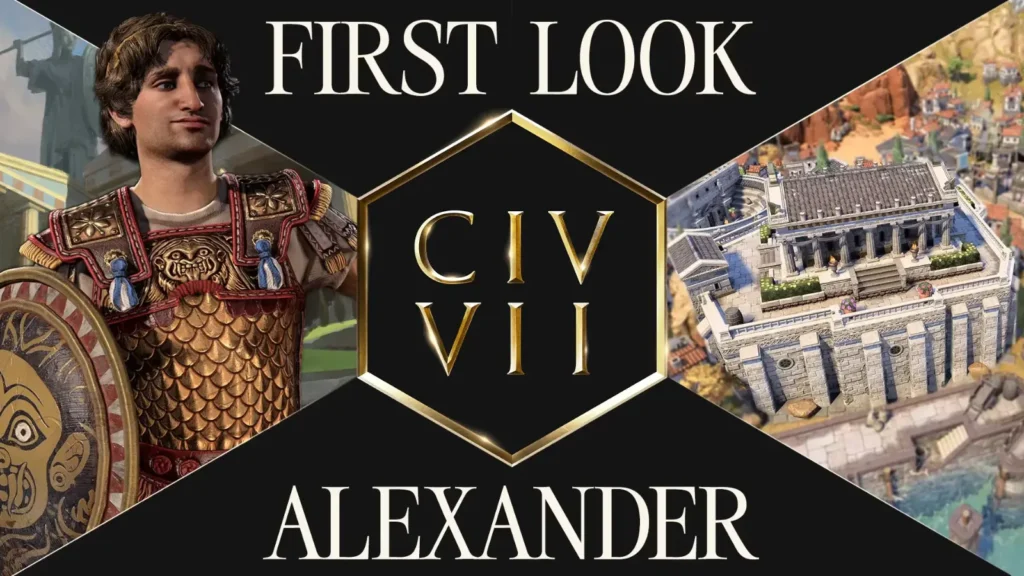 Alexandr Veliký ve hře Sid Meier’s Civilization VII