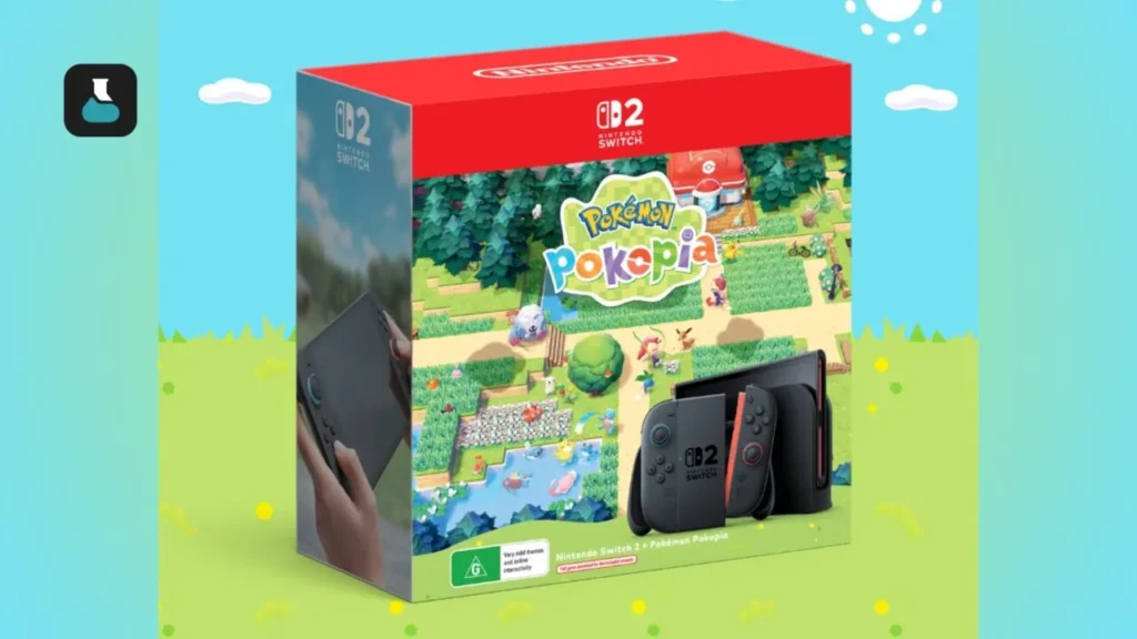 Náhled balíčku Pokémon Pokopia pro Switch 2 pro Austrálii a Nový Zéland (Obrázek: Nintendo / Dealabs)