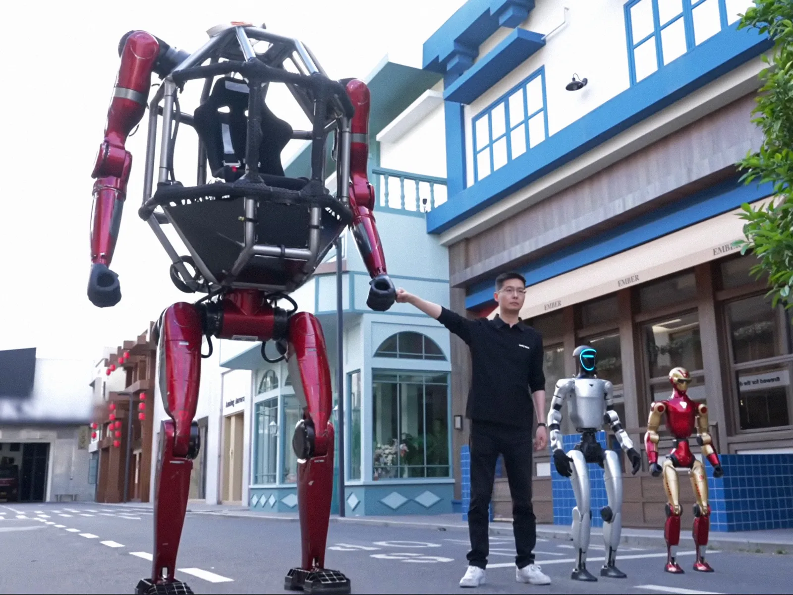 Robotický oblek Unitree GD01: Půltunové sci-fi monstrum