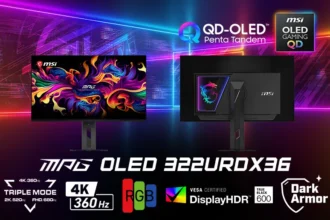 Společnost MSI se pochlubila špičkovým herním monitorem MPG OLED 322URDX36, který zvládne obří frekvenci i detailní rozlišení.