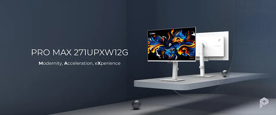 Nové monitory PRO MAX nabízí špičkový QD-OLED a dokonalou souhru s Macem 9 Novinky v čele s vlajkovým modelem PRO MAX 271UPXW nabízejí nádherný obraz, čistý bílý design a exkluzivní softwarové propojení s vaším MacBookem.