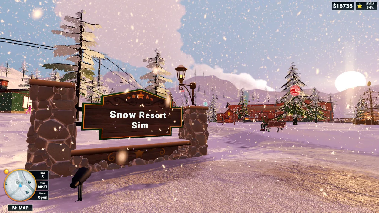 Snow Resort Simulator čeština