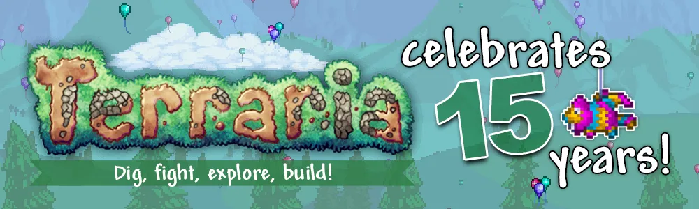 Terraria slaví 15 let. Prodala 70 milionů kopií a vývoj rozhodně nekončí