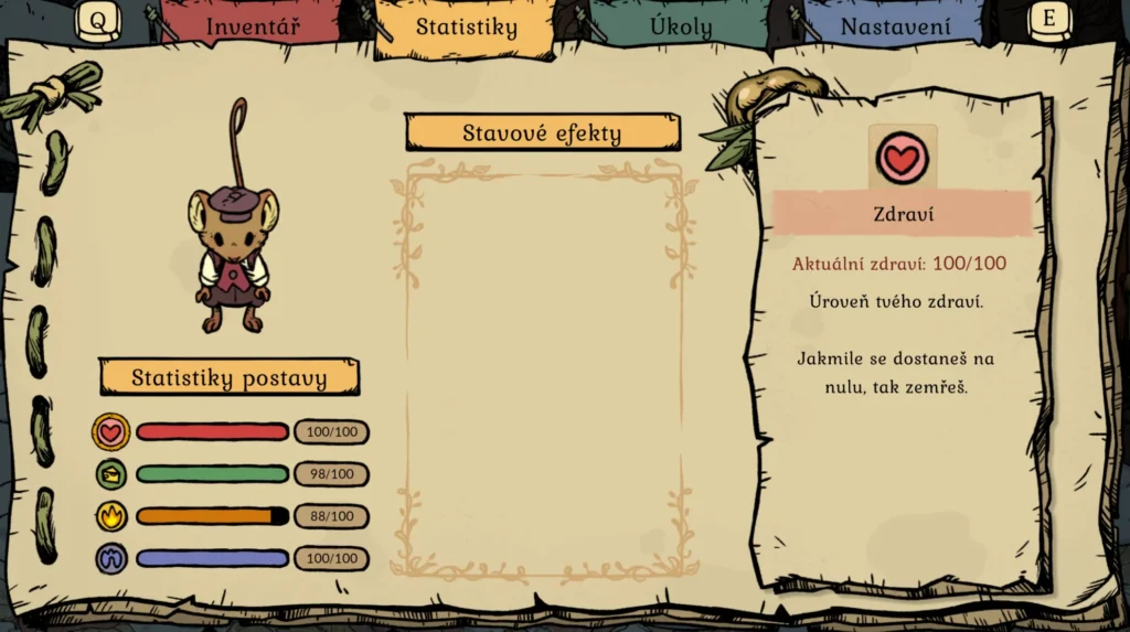 Kouzelný myší survival Winter Burrow se dočkal oficiálního českého překladu