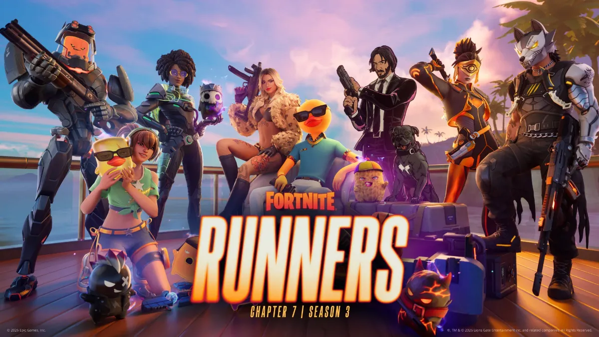 Fortnite Chapter 7 Season 3. Nová sezóna Runners přinese zvířecí parťáky s brutální silou