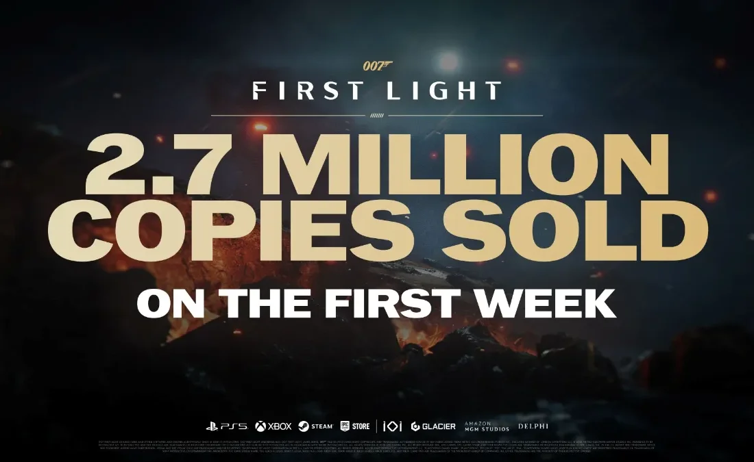 007 First Light hlásí 2,7 milionu prodaných kopií za týden