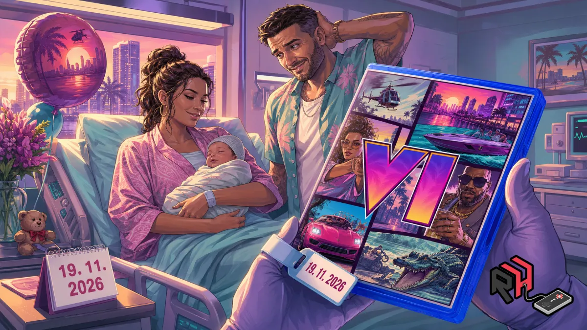 GTA 6 můžete dostat zdarma! Musí se vám ale narodit dítě v den vydání